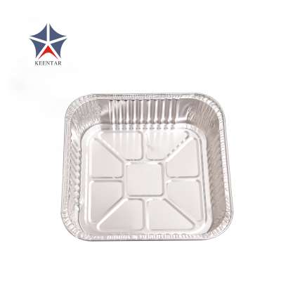 Square Aluminum Foil Food Container,Aluminum Foil Bakery Tray