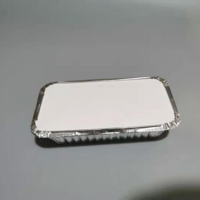 1LB Aluminum Foil Pan Containers with Lids Take Out No 6