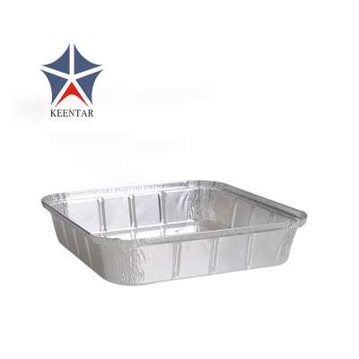 Square aluminum foil baking use food container